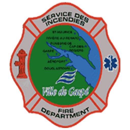 Logo historique du Service des incendies de la Ville de Gaspé